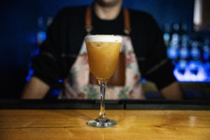 amaretto sour alkoholfri cocktail